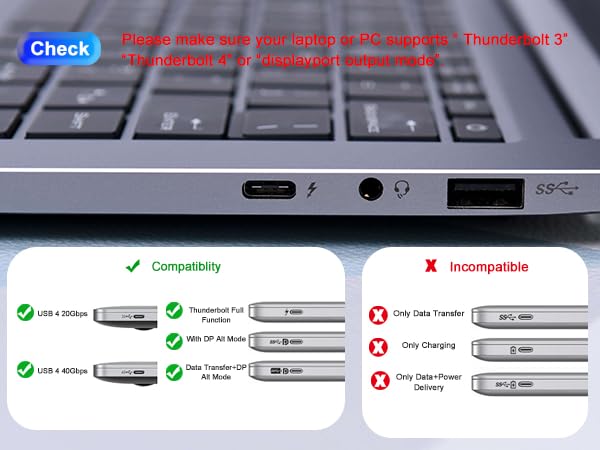 USB C to Dual HDMI Adapter