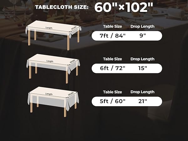 table cloth white rectangle tablecloths rectangular for 4 foot tables wedding fabric polyester party