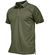 MAGCOMSEN Men's Polo Shirts Short Sleeve Quick Dry Performance Golf Shirt