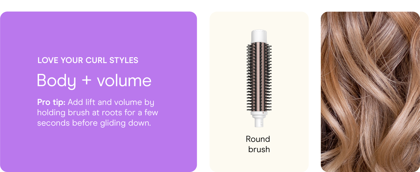 Conair double ceramic multi attachment styler curling iron bubble wand brush waves versatile