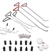 CZJCMECH Dent Repair Tools 6 Pieces of Dent Removal Rods with Awl Head Paintless Dent Removal Kit...