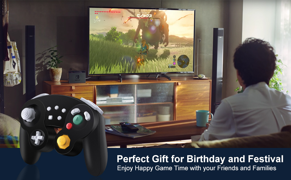 perfect gift wireless gamecube controller for birthday and festival