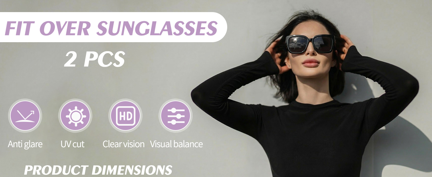 sunglasses over glasses women