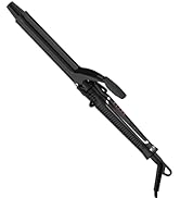 MCH Ceramic Curling Iron with 7-Inch Barrel, Adjustable Temperature, LED Display, and Dual Voltag...
