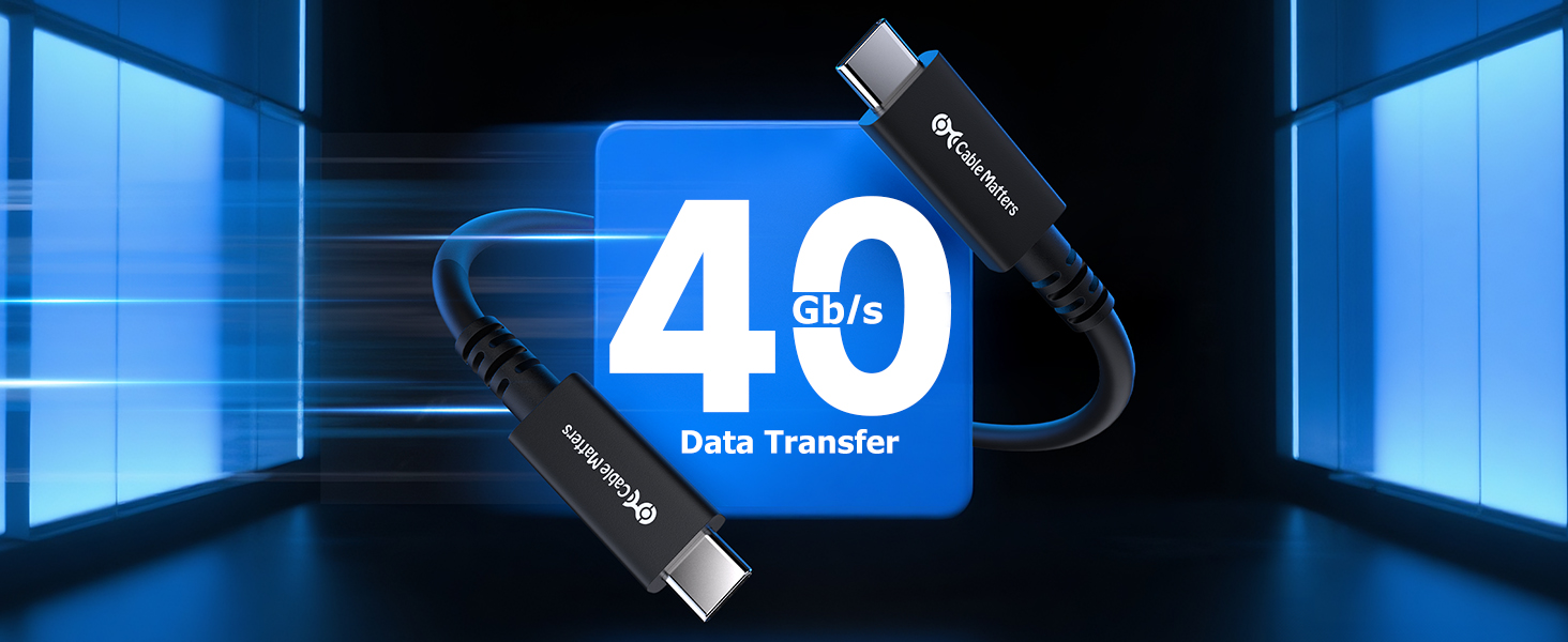 [USB-IF Certified] 40Gbps USB 4 Cable