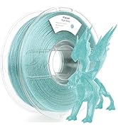 AMOLEN Glitter PLA 3D Printer Filament 1.75mm Shiny Sky Blue with Sparkles and Glitters Dimension...