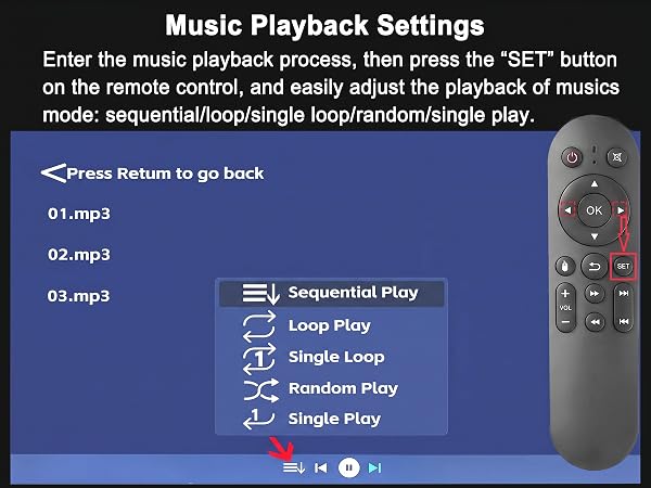 Music Playback Settings -M3