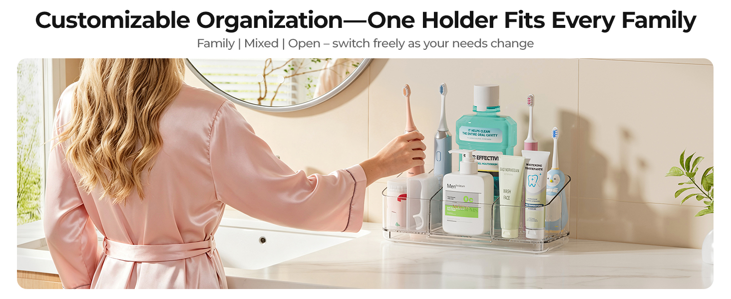 toothbrush holder for bathroom