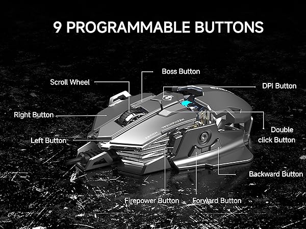 mouse gaming wired mouse gaming accessories pc gaming mice mouse gamer
