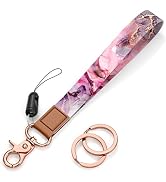 Rimilak Wristlet Keychain, Wrist Lanyard Key Chain for Women Men Car Keys ID Badges Card Wallet P...