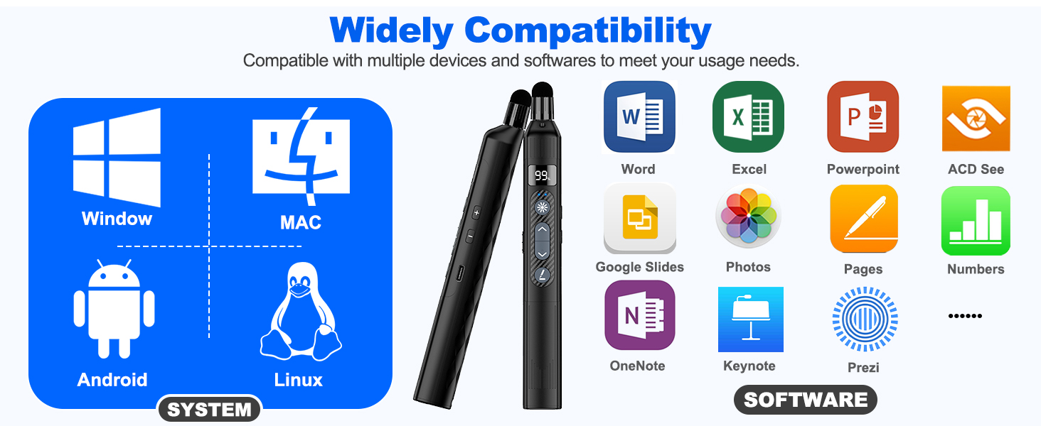powerpoint clicker with laser pointer