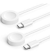[?????????? ?????? ??] for Apple Watch Charger USB C Magnetic iWatch Charger Wireless Portable Co...
