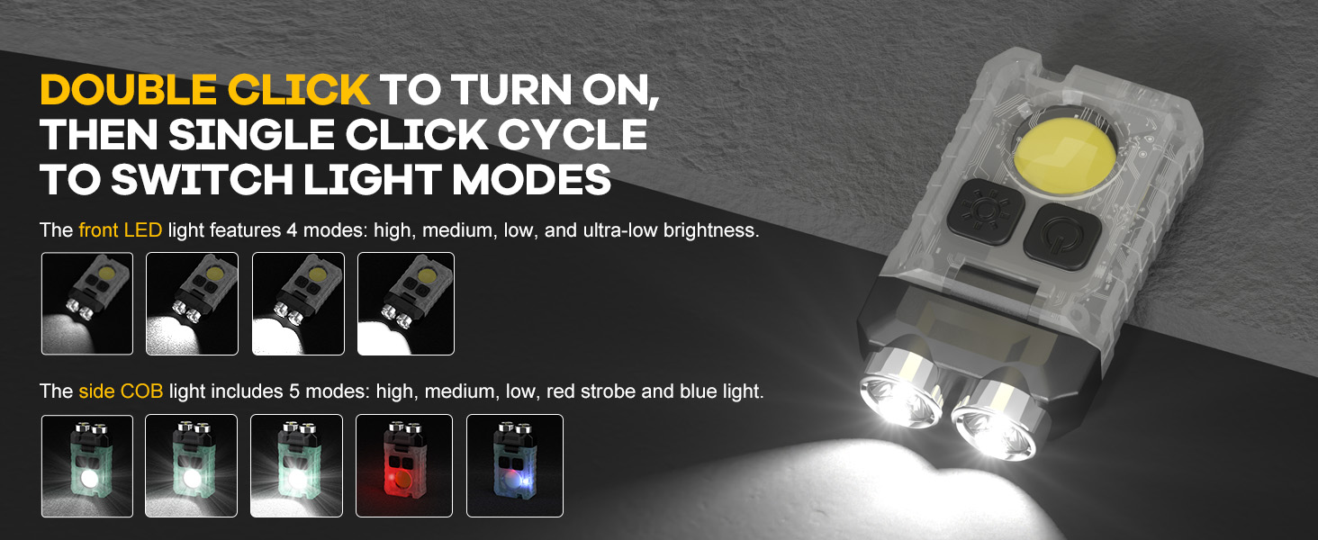 11 Lighting Modes, Change as Needed