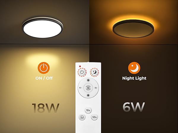 18w close to ceiling light fixtures