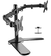 Suptek Dual LED LCD Monitor Free-Standing Desk Stand Heavy Duty Fully Adjustable Mount for 2 / Tw...