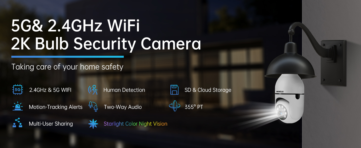 camera light bulbs outdoor