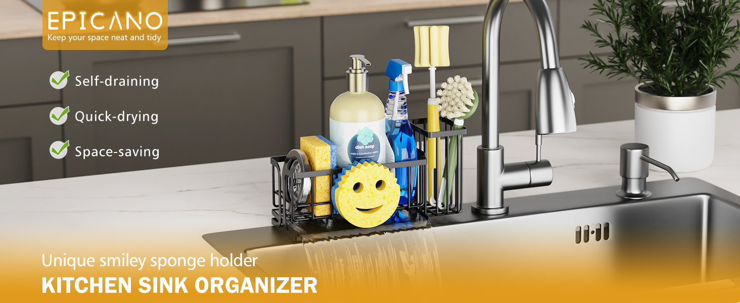 sponge holder sink caddy