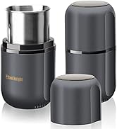 COOL KNIGHT Herb Grinder [large capacity/fast/Electric ]-Spice Herb Coffee Grinder with Pollen Ca...