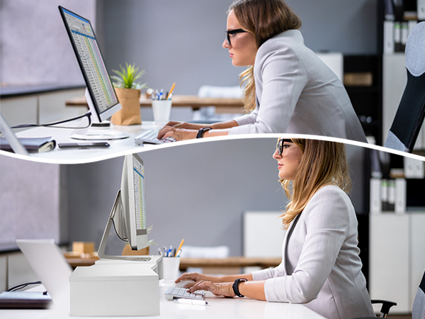 Dual Monitor Stand Riser