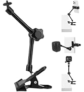 Mippko Clip Clamp Phone Holder for Desk/Table/Easel/Board/Shelf,Compatible with 3.5~7.5 inch iPho...