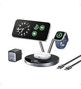 Anker Prime MagSafe Charger Compatible, 3-in-1 Charging Station, Qi2 25W Certified Wireless Charg...