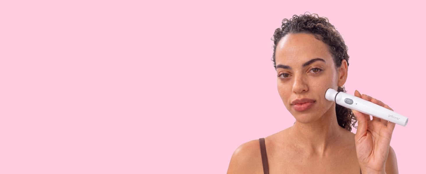 Woman with trimmer