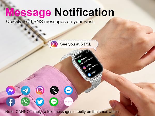 you can answer and make calls directly on the Bluetooth watch