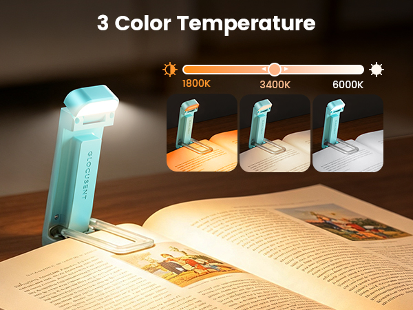 Glocusent USB Rechargeable Book Light