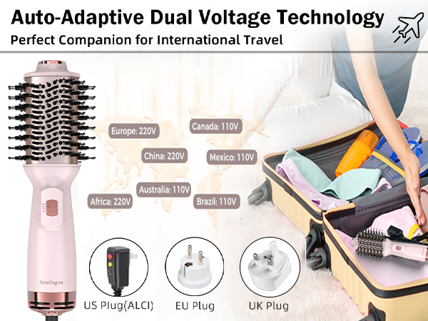 travel blow dryer brush