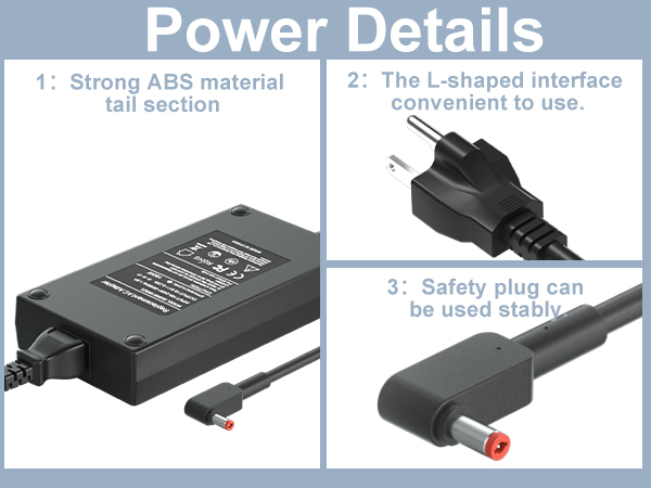 180W Charger Compatible with MSI Thin GF63 GF65 Stealth GS65 GS63 GS65 GS73 GS75 GS60 GF72