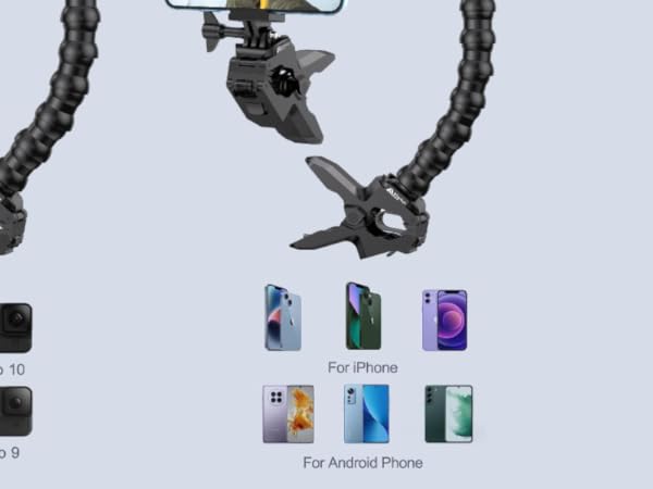 goose neck clamp mount accessories bundle to attach SJ7000 SJ6000 SJ6000 SJ4000 SJ6000 SJ
