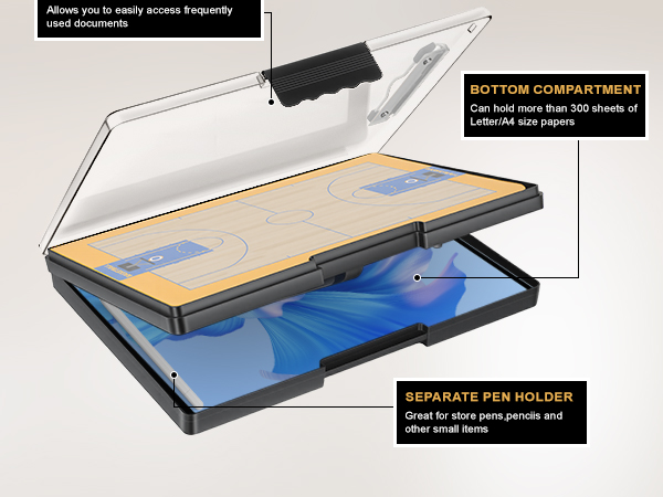 Basketball Clipboard for Coaches 