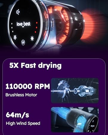 fast drying hair dryer