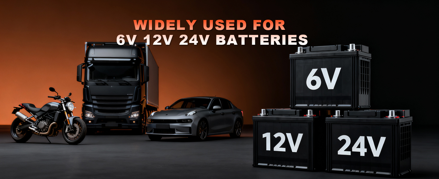 battery tester professional automotive motorcycle 12V 6V 24V TRUCK