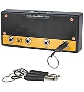 Lesdexzz Guitar Key Holder Box, Home Keys Hooks for Guitar-Enthusiasts, Musicians Decor &amp; Organiz...