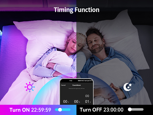 Smart Bluetooth LED Light for Bedroom