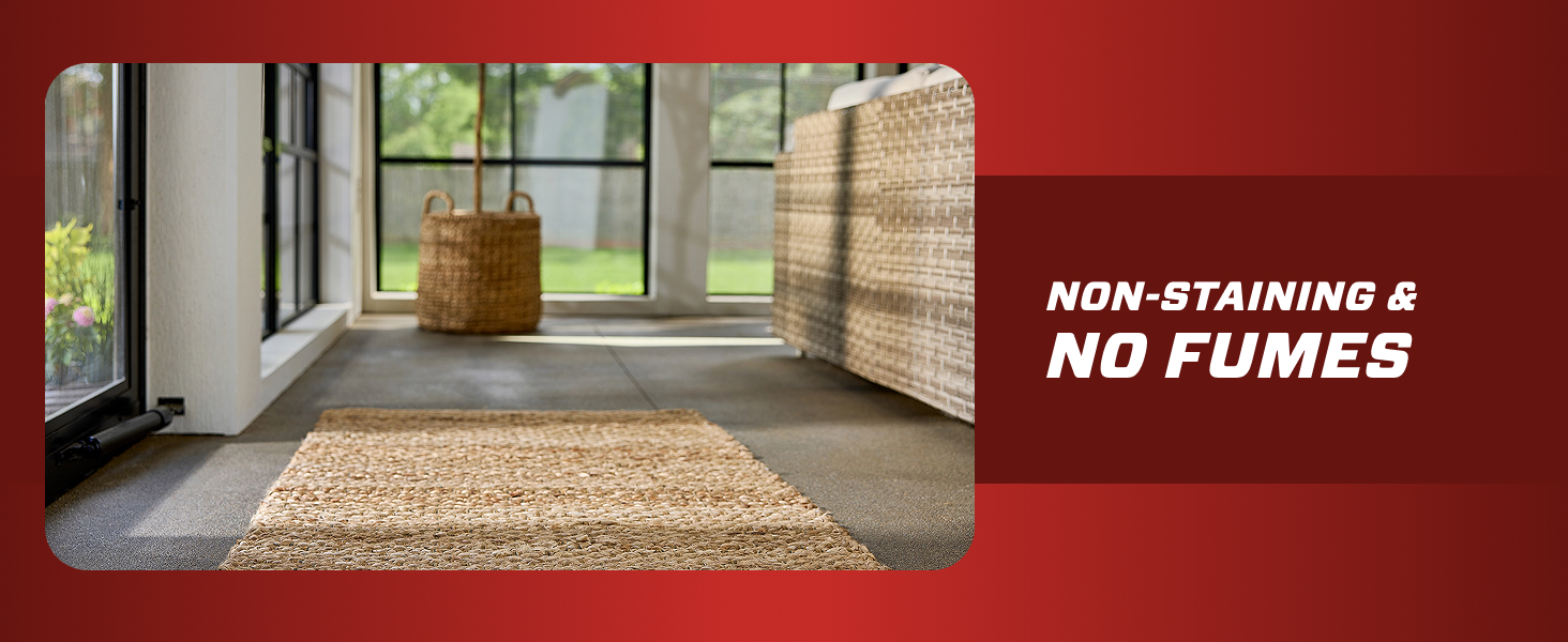 Non-Staining and No Fumes.