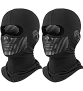 WTACTFUL Super Breathable - (1 Pack/ 2 Pack) Motorcycle Face Mask for Riding Racing Cycling Ski S...