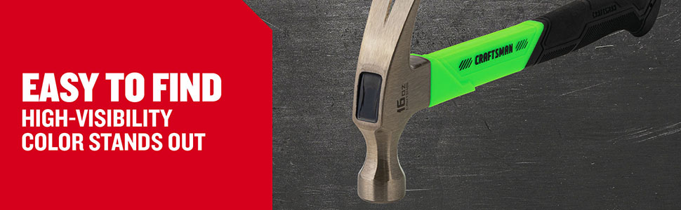 easy to find high-visibility color stands out