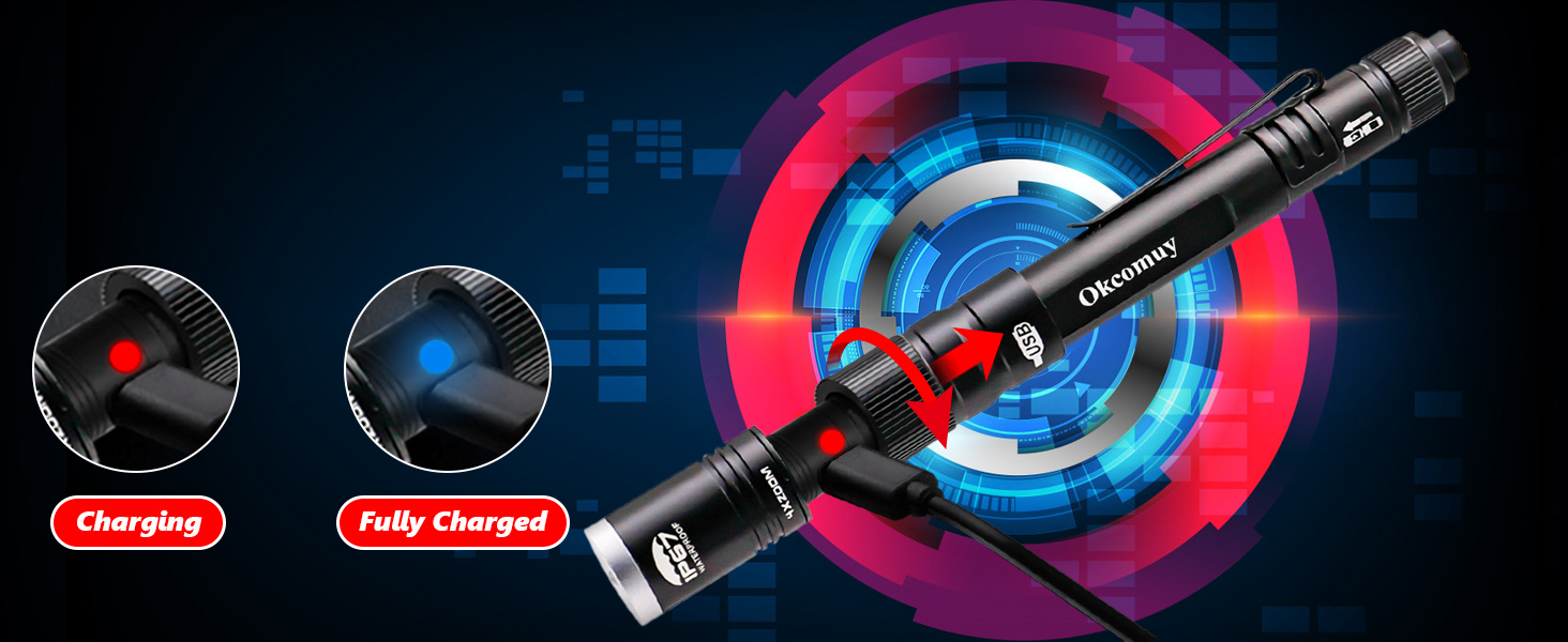 rechargeable pen light