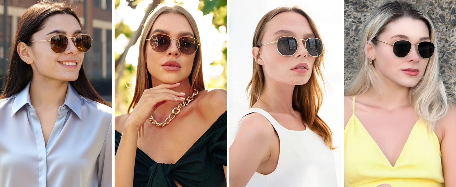 gold frame sunglasses for men