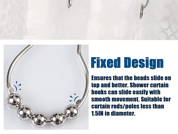 brushed nickel shower curtain hooks double sided shower curtain hooks shower curtain holder