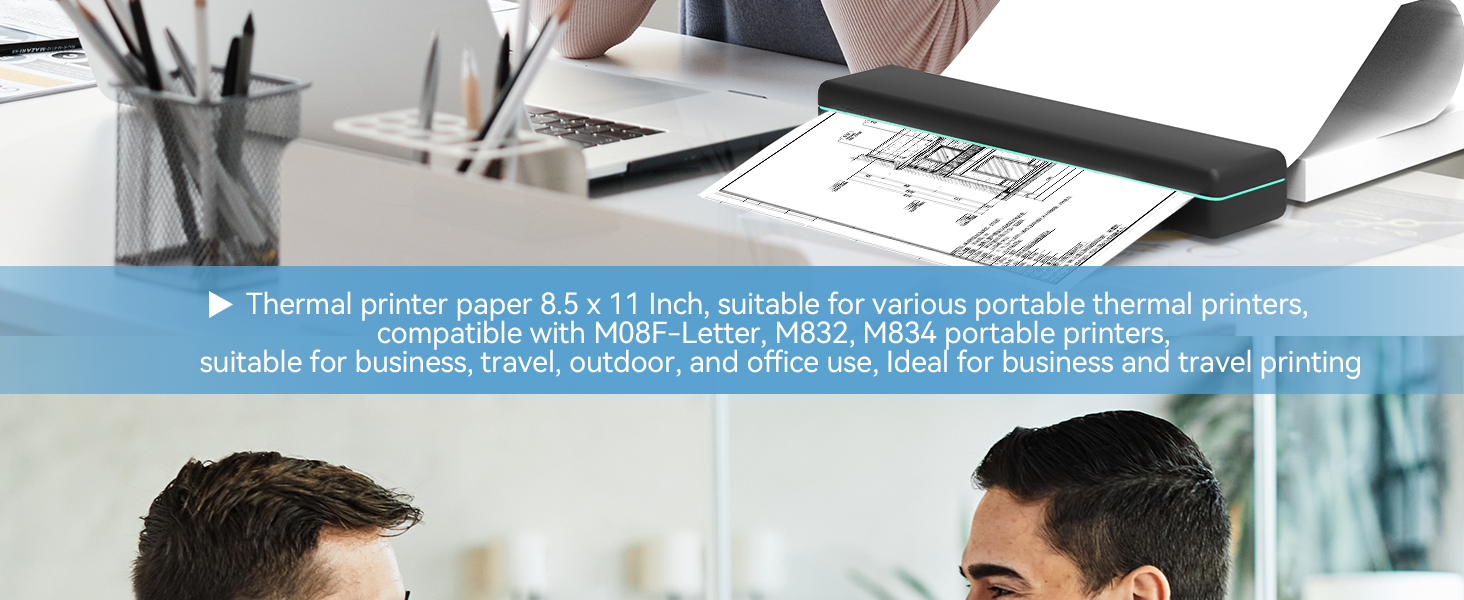 thermal printer paper thermal printing paper thermal Printer Paper 8.5 x 11 Inch