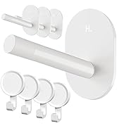 MeesMeek Adhesive Wall Hooks - No Tools, Easy to Use Multi-Function Utility Hooks, Small Two Type...