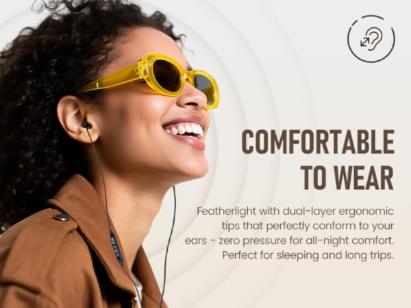 ergonomic design for sleep earphones