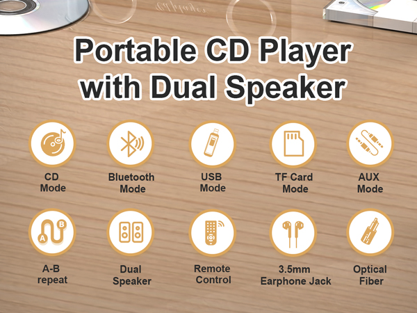 rechargeable cd player