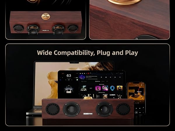 wide comatibility, plug and play