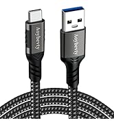 Aoybevty USB A to USB C Cable 10FT, USB 3.1/3.2 10Gbps Data Transfer and 60W 3A Fast Charging Lon...