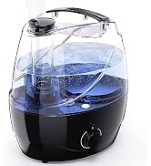 Admettre Humidifiers for Bedroom &amp; Large room - Cool Mist Humidifiers-Adjustable -360 Rotation No...
