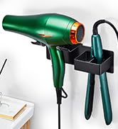 Hair Dryer and Straightener Holder, Hair Straightener Holder Wall Mounted, Hair Dryer Holder Blow...